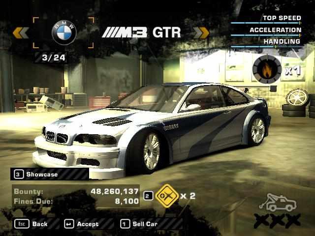 nfs most wanted black edition trainer